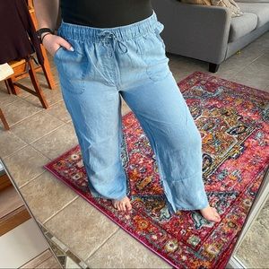 Artisan NY Blue Linen Pants